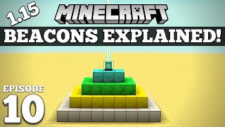 How To Use a Beacon in Minecraft Tutorial 10 [upl. by Ainolloppa]