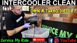 INTERCOOLER CLEAN plus fitting the Forefront Industries hard pipe kit [upl. by Oibirot]