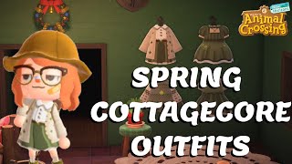 How to SPRING COTTAGECORE OUTFITS in ACNH [upl. by Assilram]