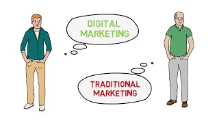 Digital Marketing vs Traditional Marketing  digiBigs [upl. by Bryon690]