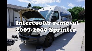 20072009 Sprinter Intercooler removal boost leak test [upl. by Akemahs]