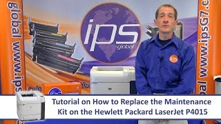 HP P4015  How to Replace the Maintenance Kit [upl. by Woodman]