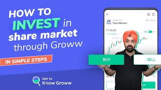 How to Invest in stock market for Beginners  Groww app kaise use kare  Buy amp Sell Shares on Groww [upl. by Anirbas]