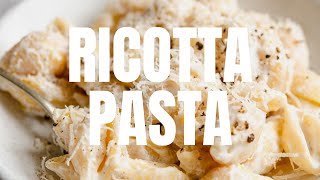 Ricotta Pasta Sauce [upl. by Graehme]