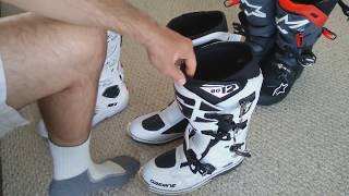 Review of Gaerne sg12 motocross boots vs Tech 7 and Sidi Crossfire 3 [upl. by Zaslow116]