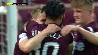 Gary MackaySteven scores Hearts third goal in Premier Sports Cup clash with Cove Rangers [upl. by Egoreg127]