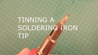 Tinning A Soldering Iron TIP [upl. by Puff9]