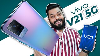 vivo V21 5G Unboxing amp First Impressions ⚡ 44MP OIS Selfie Dimensity 800U 64MP Camera amp More [upl. by Stevie]