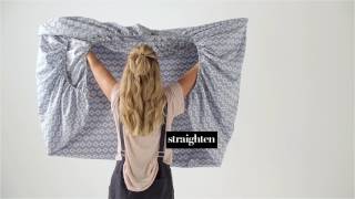 How To Fold A Fitted Sheet  Linen House [upl. by Naomi]