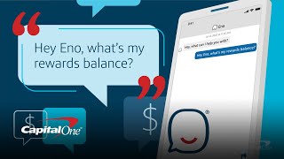 Eno Answers Your Questions 247 in the Capital One Mobile App  Capital One [upl. by Ellenohs]