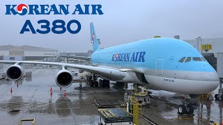 🇺🇸 Los Angeles LAX to Seoul ICN 🇰🇷 Korean Air Airbus A380  FULL FLIGHT REPORT Polar route [upl. by Ellenwahs]