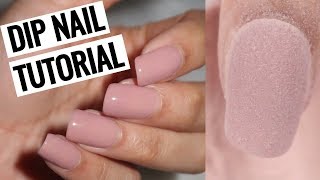 HOW TO DO DIP NAILS AT HOME  Revel Nail [upl. by Nylssej758]