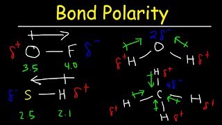 Bond Polarity Electronegativity and Dipole Moment  Chemistry Practice Problems [upl. by Eilyr]