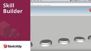 SketchUp Skill Builder Modeling a Chess Set Part 1  Pawn [upl. by Raffaello226]