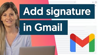 How to add signature in Gmail with image amp social icons [upl. by Talie]