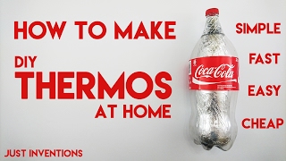 DIY Thermos Coca Cola How to make Thermos at home [upl. by Muraida565]