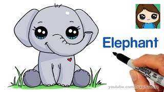 How to Draw an Elephant Easy [upl. by Nirrol]