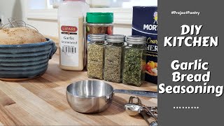 DIY KITCHEN  Garlic Bread Seasoning [upl. by Githens]