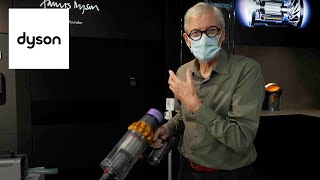 James Dyson launches new Dyson vacuum with laser technology [upl. by Ahsenyt470]