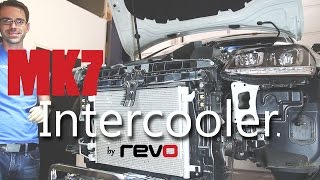 Intercooler Install on our MK7 GTI  DIY [upl. by Yelrebma198]