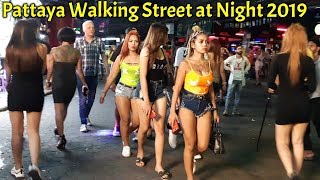 Pattaya Walking Street at Night [upl. by Aguie]