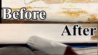 HOW TO FIX PEELING FLAKING PAINT  CHIPPED PAINT REPAIR [upl. by Thedrick]