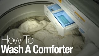 How to wash your comforter at home [upl. by Slotnick]