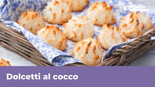 DOLCETTI AL COCCO MORBIDI ricetta facilissima [upl. by Nnyleve198]