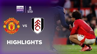 Manchester United 11 Pen 34 Fulham  FA Cup 2425 Match Highlights [upl. by Ilyah416]