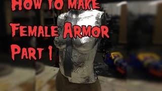 How to Make Female Cosplay Armor Tutorial Part 1 [upl. by Eisle132]