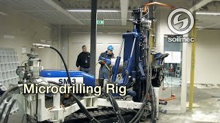 Microdrilling Soilmec SM 3 Micropiling machine [upl. by Ecnarrot21]