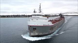 MICHIPICOTEN  Upbound Port Huron Michigan 3252022 [upl. by Anaujahs]