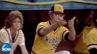 Miami pulls off The Grand Illusion hidden ball trick in 1982 CWS [upl. by Justicz]