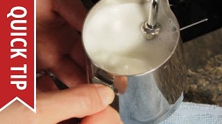 How to AutoFroth Milk for Lattes [upl. by Kenwee]