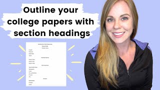 Headings and Subheadings Tutorial APA 7th Edition Format [upl. by Yroffej]