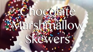 Chocolate Dipped Marshmallow Skewers [upl. by Nereen328]