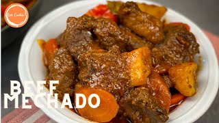 Beef Mechado Recipe  Beef Stew  Mechadong Baka  Easy to Follow Recipe [upl. by Ignatzia]