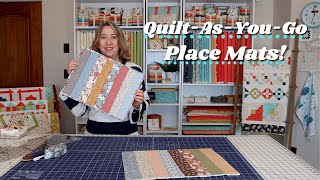 QuiltAsYouGo Place Mat Tutorial [upl. by Auqenahc]