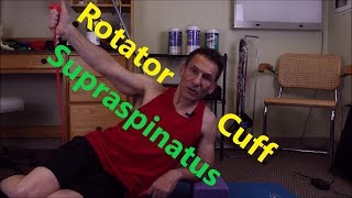 Rotator Cuff  Supraspinatus Exercises and Fascial Release [upl. by Ahsirhcal214]