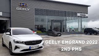 Geely Emgrand 2022 2nd PMS [upl. by Elleirb]