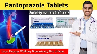 Pantoprazole 40 mg hindi  Pantoprazole tablet uses in hindi  Pan 40 tablet [upl. by Jephthah]