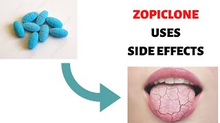 ZOPICLONE IMOVANE Review Uses Side Effects Mechanism of Action [upl. by Juta]