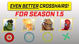 Marvel Rivals NEW BEST Crosshair Settings For EACH HERO Season 15 Version [upl. by Godred33]