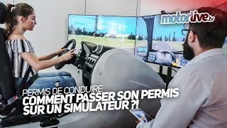 Comment passer son permis sur un simulateur   REPORTAGE 12 [upl. by Nymrak]