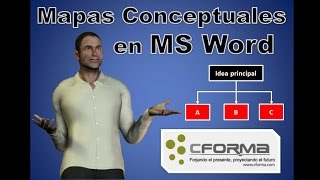 Cómo hacer Mapas Conceptuales en Word [upl. by Akeenat971]