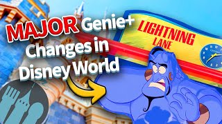 MAJOR Genie Changes in Disney World  Lightning Lane Updates [upl. by Ocsinarf]