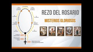 SANTO ROSARIO MISTERIOS GLORIOSOS miércoles y domingos Adaptar velocidad [upl. by Ahsinut]