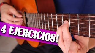 4 EJERCICIOS DIARIOS QUE UN PRINCIPIANTE EN GUITARRA DEBE PRACTICAR [upl. by Aarika]