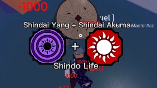 Shindai Yang  Shindai Akuma Combo  Shindo Life [upl. by Latnahs]