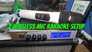 How to setup Wireless Microphone Mixer to Amp without Feedback [upl. by Redvers]